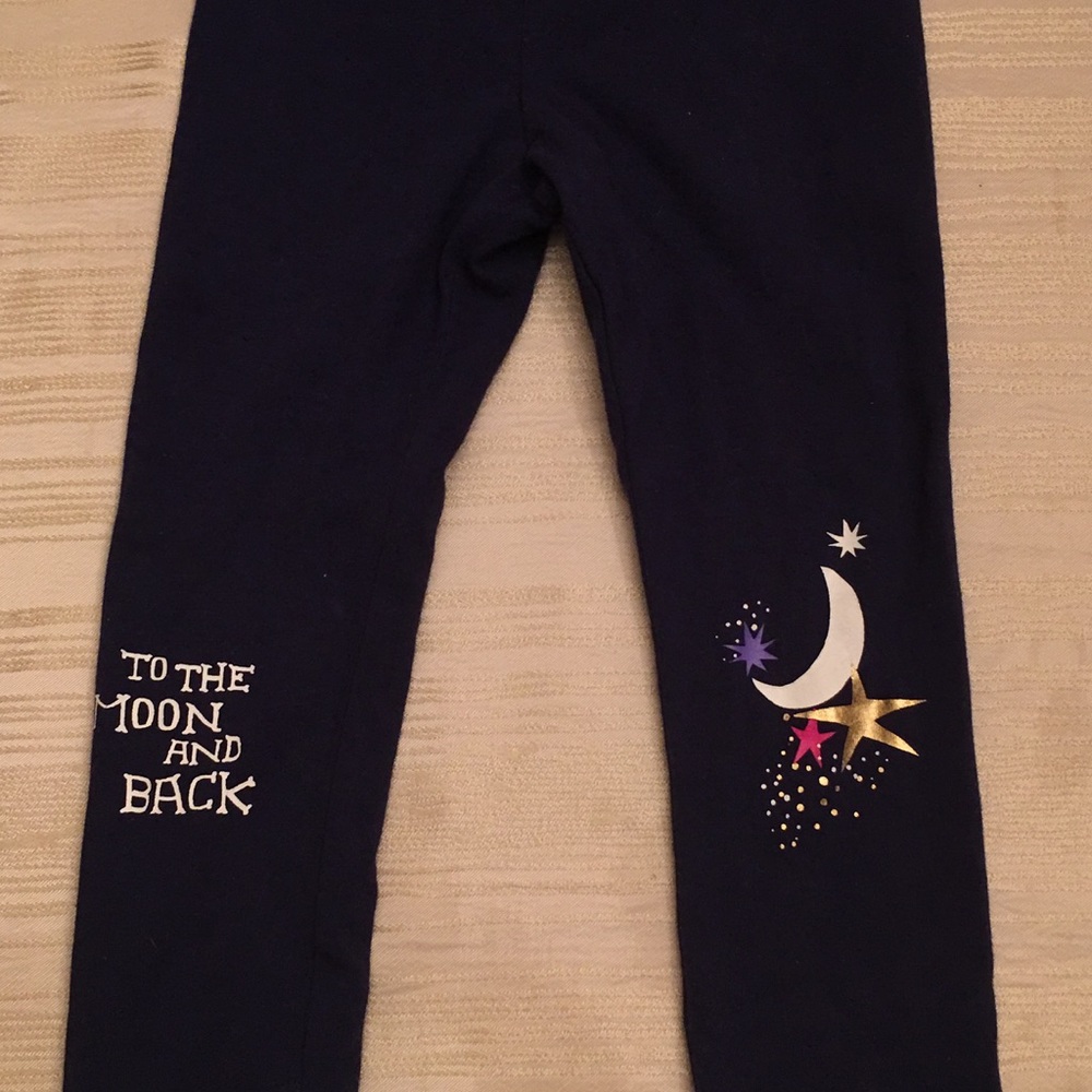 Cotton navy blue pants girls 3T